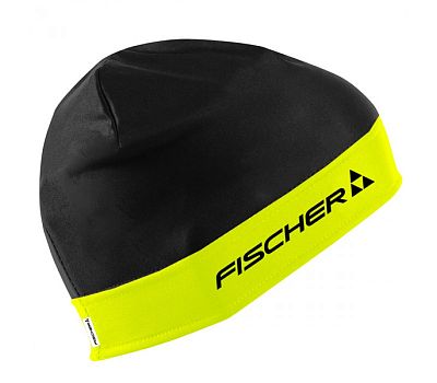Превью  Шапка лыжная FISCHER Nordic Черный/Лимонный